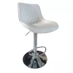 Chaise tabouret Modernes en Similicuir réglables, pivotant à Hauteur de comptoir