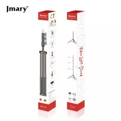 Trépied jmary mt-75, sol pour appareils photovidéo + smartphone, 800-2100mm, Noir