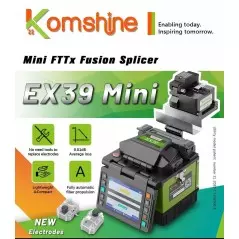 Mini Machine fibre FTTx Fusion épisseuse Portable 0.01db Komshine Ex39 alignement plaqué actif soudeur à Fiber optique épissage