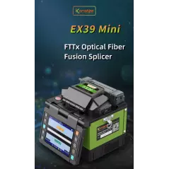 Mini Machine fibre FTTx Fusion épisseuse Portable 0.01db Komshine Ex39 alignement plaqué actif soudeur à Fiber optique épissage
