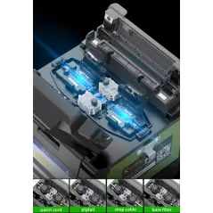 Mini Machine fibre FTTx Fusion épisseuse Portable 0.01db Komshine Ex39 alignement plaqué actif soudeur à Fiber optique épissage