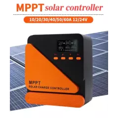 Contrôleur de charge solaire MPPT de haute qualité contrôleur de panneau solaire d'affichage LCD de tension nominale 12V/24V