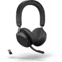 Casque sans fil JABRA EVOLVE2 75 casque stéréo double mousse, adaptateur bluetooth USB-A certifié microsoft skype noir