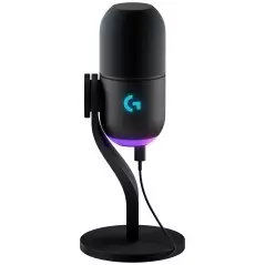 Microphone Logitech G Yeti GX super cardioïde - USB - Rétroéclairage RGB