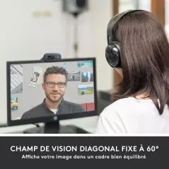 Webcam Logitech C505e | HD 720p & Microphone Anti-Bruit