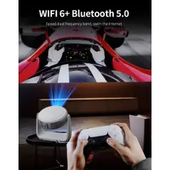 Vidéoprojecteur Android Yinzam K1, MAX 4K ram 1GB stockage 8GB Triple LED 1080P avec mise au point automatique