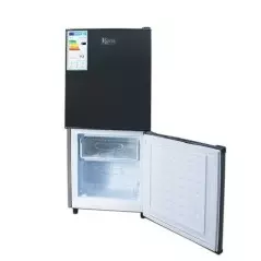 Réfrigérateur combine 2 tiroirs ROCH RFR-145DB-W gris