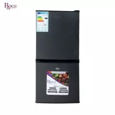 Réfrigérateur combine 2 tiroirs ROCH RFR-145DB-W gris