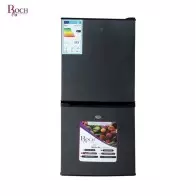 Réfrigérateur combine 2 tiroirs ROCH RFR-145DB-W gris