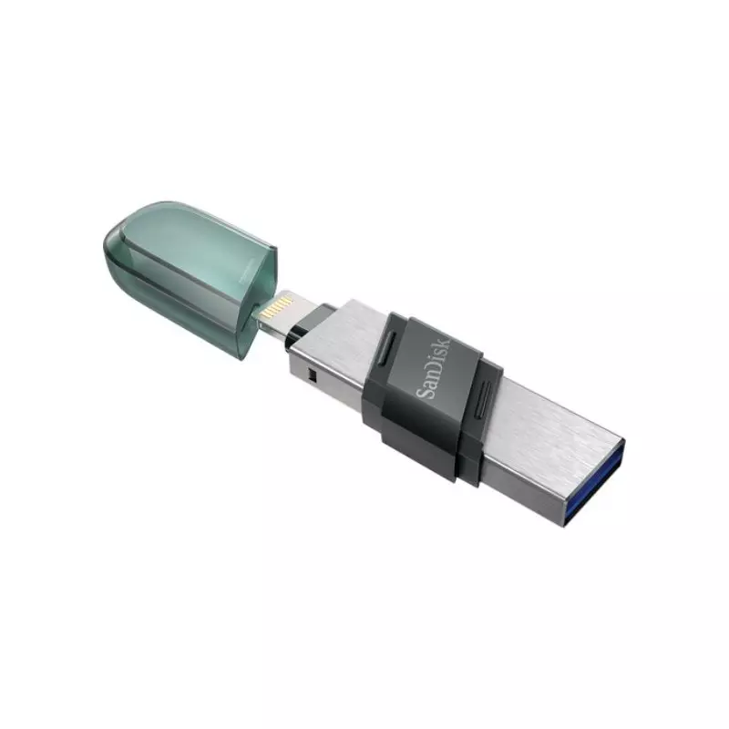 Clé USB SanDisk iXpand Flash Drive Flip 256Gb à double connectique USB / Lightning