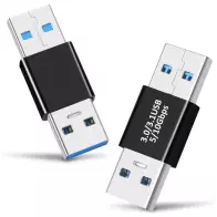 Adaptateur OTG coupleur USB 3.03.1 Type A mâle vers USB A mâle