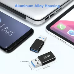 Adaptateur OTG USB 3.0 Type A mâle vers USB 3.0 Type A femelle