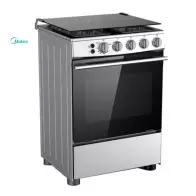 Cuisinière Midea 4 Feux 60X60cm INOX 24BMG4G057
