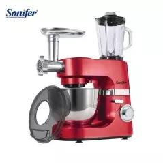 Hachoir à viande robot électrique multifonction 7 litres sur socle 3 en 1 Sonifer SF-8076