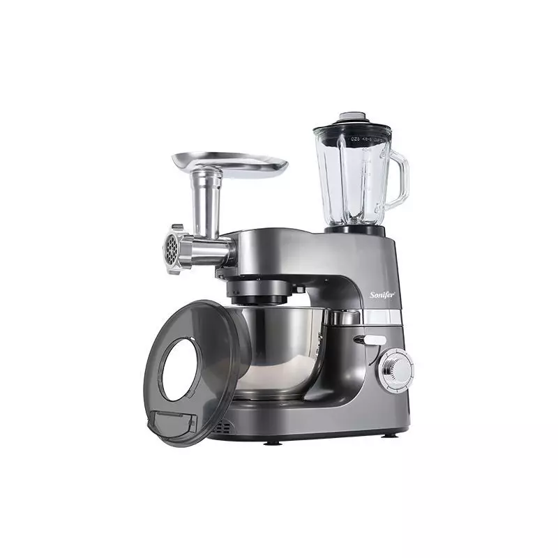 Hachoir à viande robot électrique multifonction 7 litres sur socle 3 en 1 Sonifer SF-8076