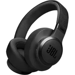 Casque circum-auriculaire sans fil JBL Live 770NC réduction de bruit , smart Ambient, jusqu'à 65 heures d'autonomie, noir