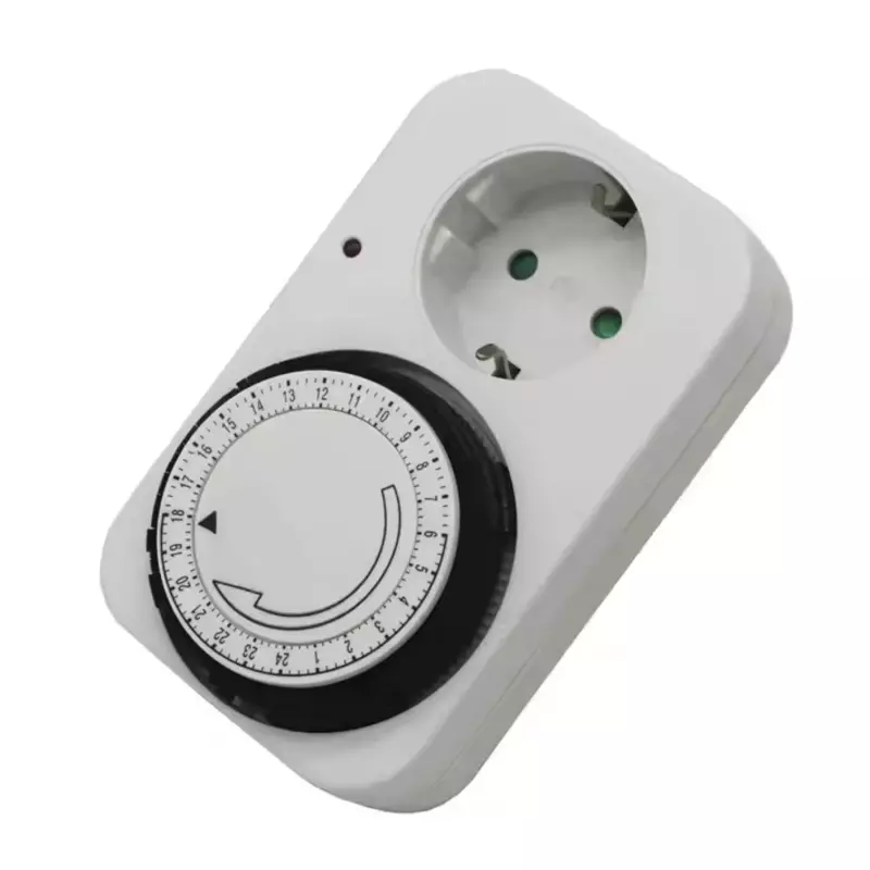 Prise de minuterie mécanique, 4 Styles, horloge, prise murale électrique 220V 10A, prise US, EU, UK, 24 heures