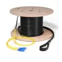Câble à fibre optique, intérieur/extérieur, monomode, dérivation 2 mm - 18po, SC, SC, simplex avec gaine de traction