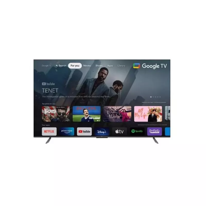 Téléviseur smart tv QLED TCL UHD 75P755 4K HD Android 85 pouces