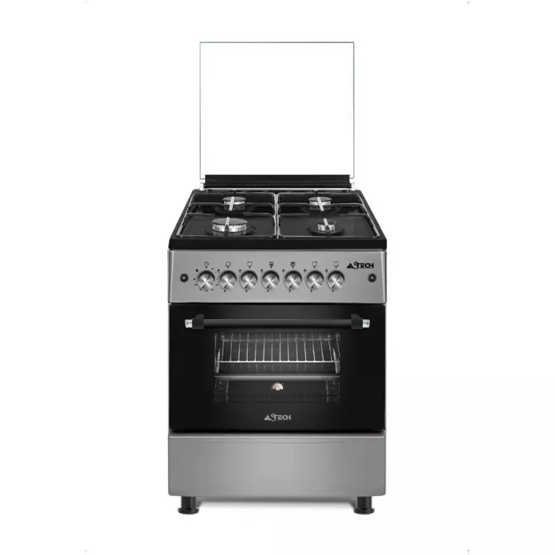 Cuisinière 4 feux ASTECH CK62MSFRM 60X60 inox