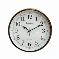 Horloge murale vintage en plastique Tiansheng Taille 13 (320 mm de diamètre)