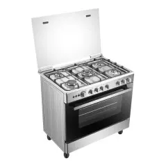 Cuisinière a gaz 5 feux HISENSE HFG90335RX gris