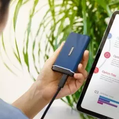 Disque Dur externe USB 3.1 TRANSCEND ESD370C 500Gb SSD M.2 PCIe sur port Type C