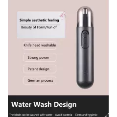 Tondeuse de nez et d'oreille rechargeable USB  pour les hommes