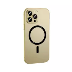 Coque magnétique en alliage d'aluminium pour iPhone 16 Pro Max