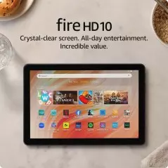 Tablette Amazon Fire HD 10 écran dynamique Full HD 10.1 pouces, processeur octa-core, RAM, 3Go memoire 32Go, noir