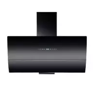 Hotte aspirante de cuisine TECHNOLUX TEC90 SENSOR 90X90 verre noir