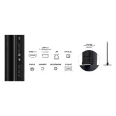 Téléviseur smart TCL 98P745D Google TV 4K HDR10 98 pouces