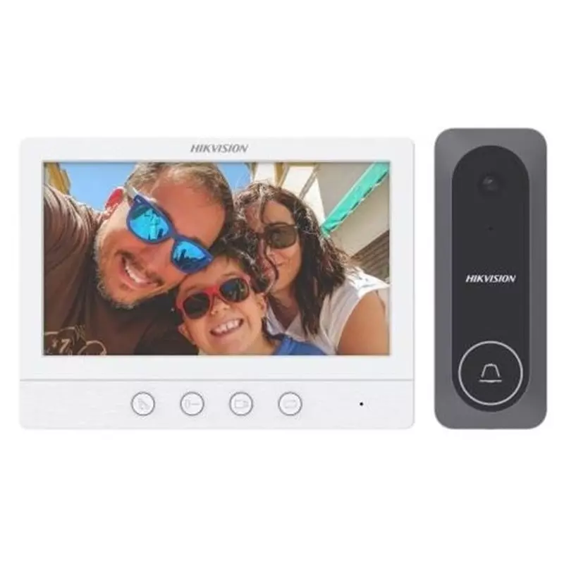 Kit d'interphone vidéo HD à 4 fils Hikvision DS-KIS212