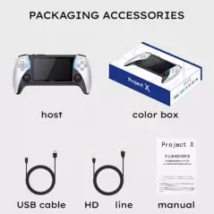 Consoles de jeux vidéo portables Project X machine player jeux portables