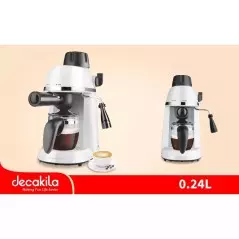Machine à café expresso DECAKILA KECF007W 800 W, 0,24 L, 3,5 bars
