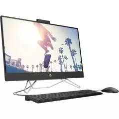 Ordinateur bureau HP All-in-One 24-cb1490nh PC i5-1235U de 12e génération, 8Go, SSD de 512Go, écran Full HD Tactile de 24 pouces