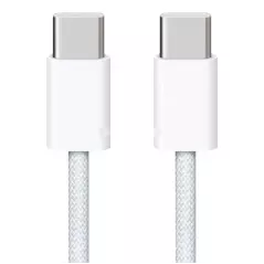 Câble USB-C tressé APPLE 60W charge rapide USB Type C vers USB-C pour ordinateur MacBook iPhone
