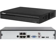 Enregistreur vidéo en réseau DAHUA DHI-NVR4104HS-P-4KS2/L/4KS3/ NVR 8MP 4ch IP 4 port POE