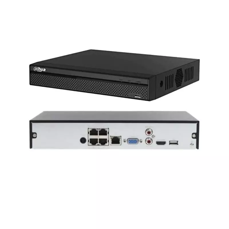 Enregistreur vidéo en réseau DAHUA DHI-NVR4104HS-P-4KS2/L/4KS3/ NVR 8MP 4ch IP 4 port POE