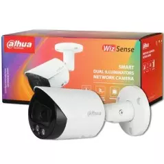 Oeil Caméra IP extérieur DAHUA DH-IPC-HFW2449S-S-IL Smart dual light 4 MP avec microphone intégré IR couleur à double éclairage