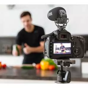 Microphone audio-vidéo BOYA BY-BM3030 a fusil de chasse pour appareils photo reflex Canon Nikon Sony