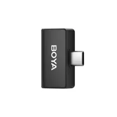 Microphone Cravate sans Fil BOYA Omic-U Micro pour USB C Smartphone et iPhone pour Enregistrement vidéo Podcast Youtube Live