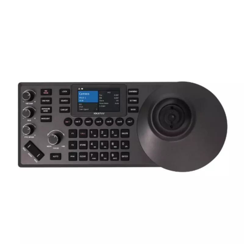 Contrôleur PTZ multifonctionnel RS232 RS485 POE PTZ Contrôleur de clavier de caméra à distance pour système de conférence