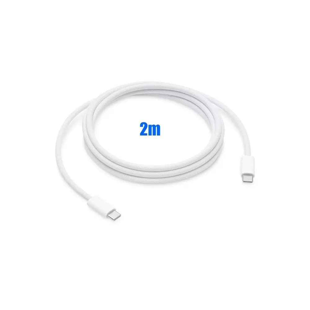 Câble de charge USB-C  Rapide tissé 2m APPLE 240W 48V 5A USB-C PD 3.1