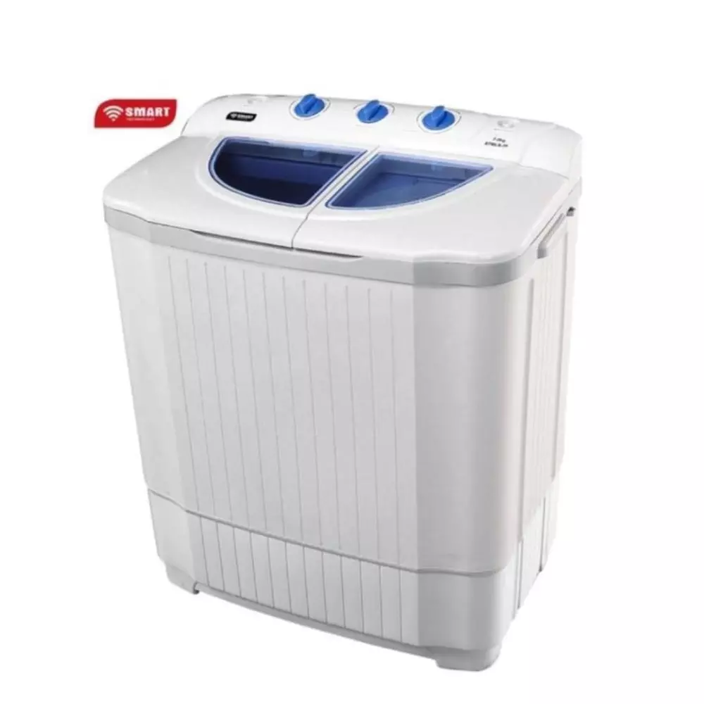 Machine à Laver semi-automatique Double Bac SMART TECHNOLOGY STMLS-7F 7kg