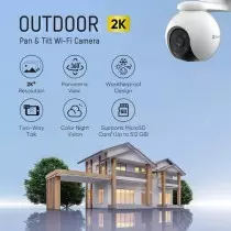 Caméra IP extérieur Wifi EZVIZ CS-H8 Pro 3K 5MP 4mm