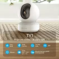 Caméra IP Wi-Fi intérieur Panoramique EZVIZ CS-TY1 (4MP, W1)