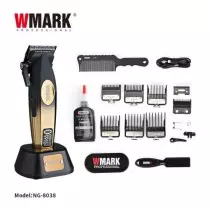 Tondeuse sans fil rechargeable avec station de charge WMARK NG-8038