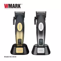 Tondeuse sans fil rechargeable avec station de charge WMARK NG-8038