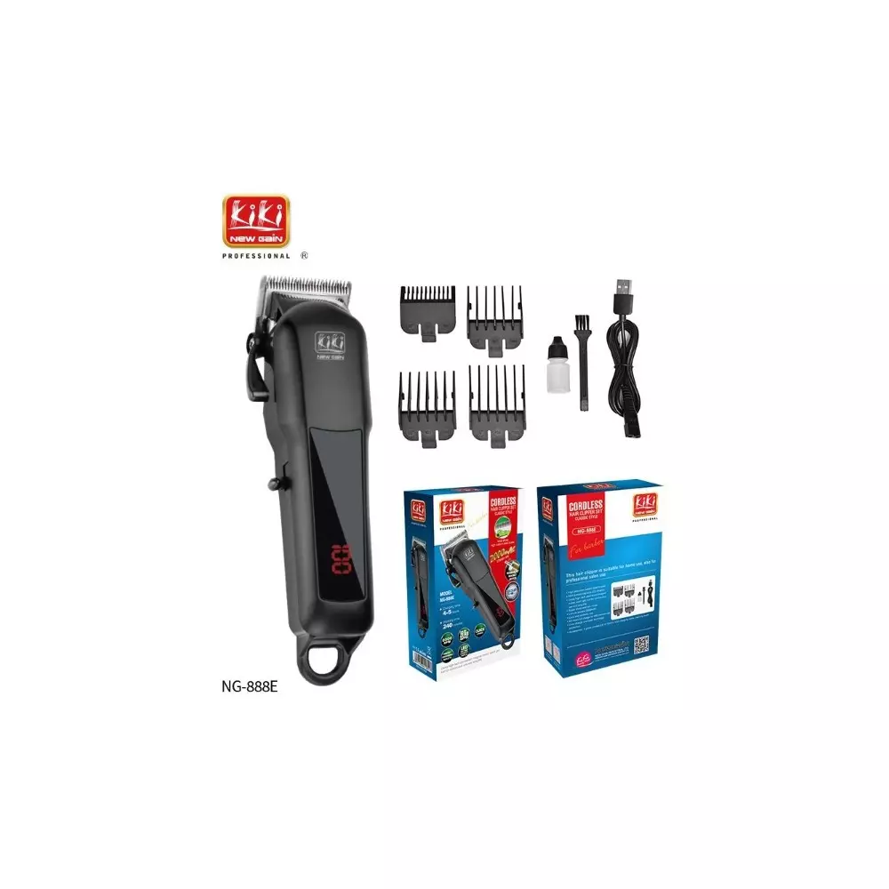 Tondeuse sans fil rechargeable KIKI NEWGAIN NG-888E